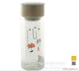雙層玻璃口杯 小商品批發市場中的明星日用品
